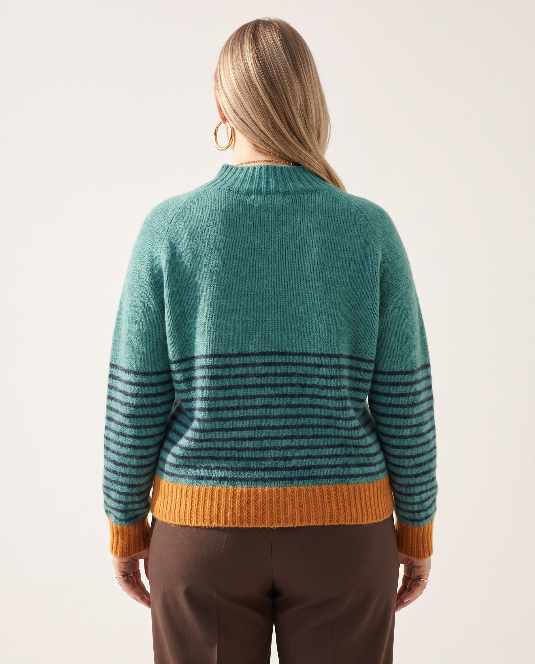 Knit & Loom Horizon Sweater, back view
