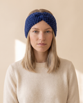Chunky Twist Headband on a pale sand studio backdrop